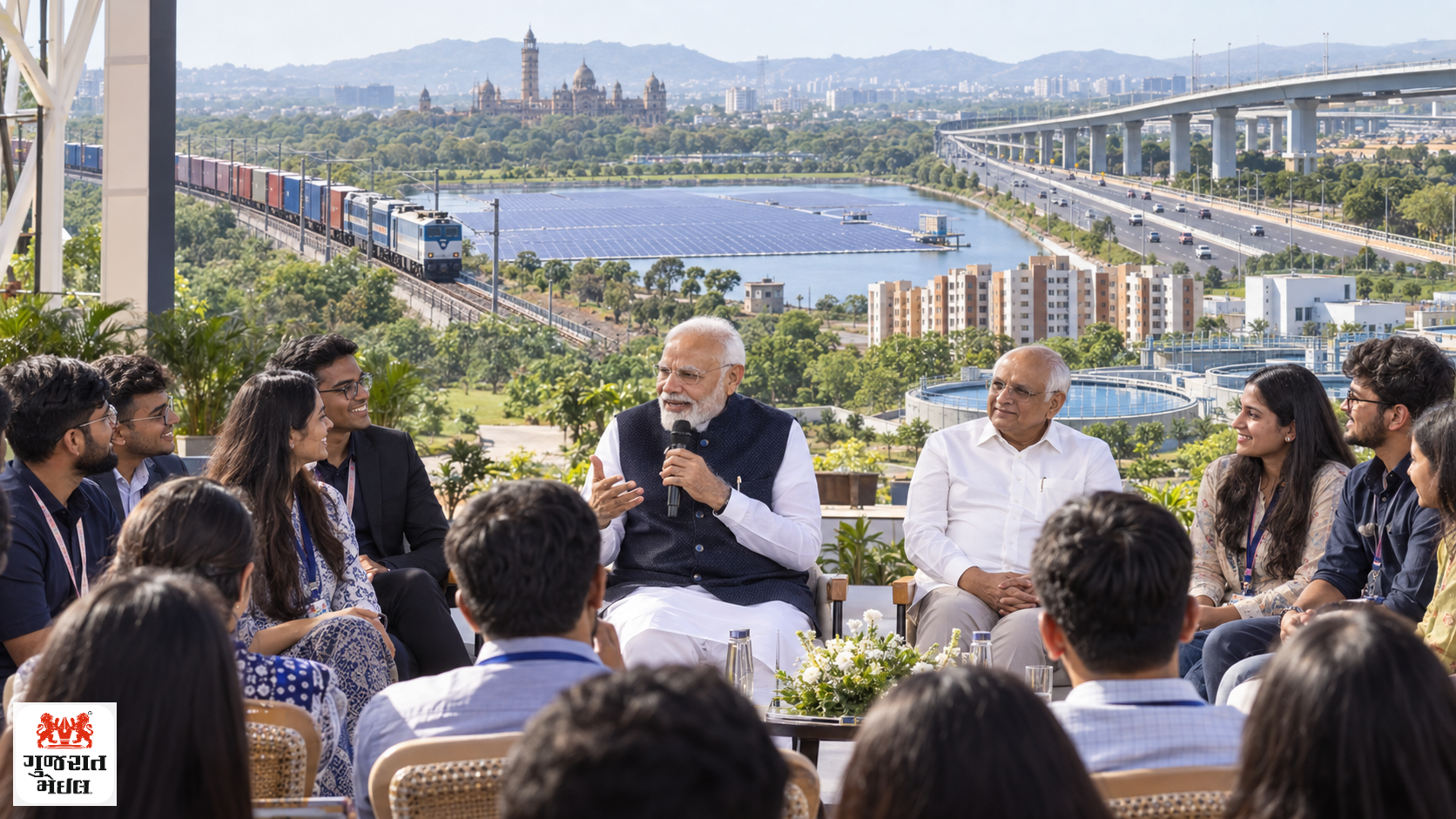 વડોદરામાં વડાપ્રધાનનો ‘Gen Z’ સાથે સીધો સંવાદ, ગુજરાતને મળશે ₹35,200 કરોડના વિકાસકાર્યોની ભેટ.